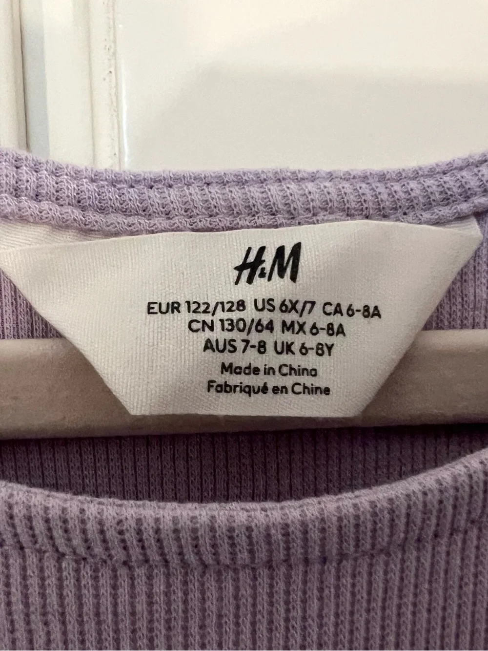 H&M Lavender Long-Sleeve Dress with Sequin Skirt